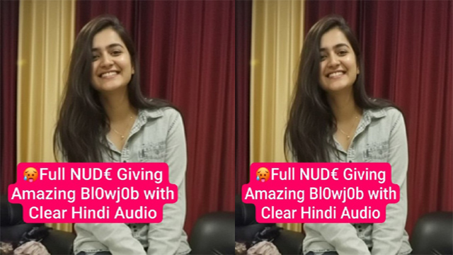 Desi Girl New Latest Viral  Nude – Giving Amazing Blowjob – To Her Boyfriend Video